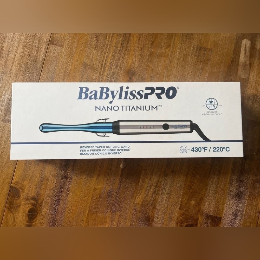 BaBylissPRO Nano Titanium Curling Wand